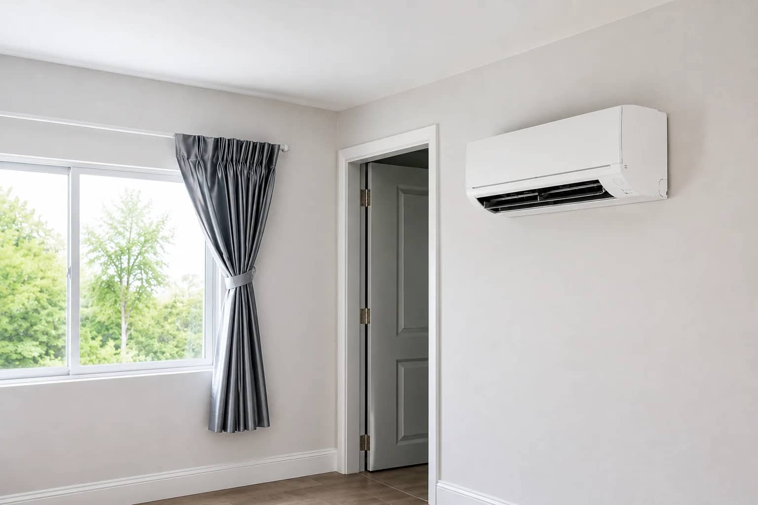 A ductless mini-split installed by Durfee in a Cape Cod home.