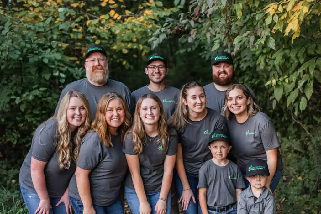 The Durfee Plumbing & Heating team gathered together.